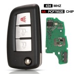 2014-2019 Nissan Rogue / 3-Button Flip Key / PN: 28268-4BA1A / CWTWB1G767 / (AFTERMARKET)